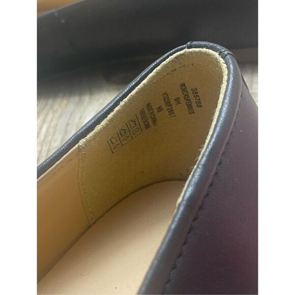 Lands’ End Women’s Black Ballet Flats Comfort Slip On Shoes Size 9.5 Work Casual - Picture 6 of 6